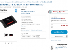SanDisk 2TB 3D SATA III 2.5
